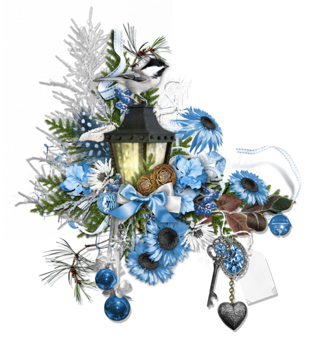 TUBE HIVER LAMPADAIRE FLEUR NOEL