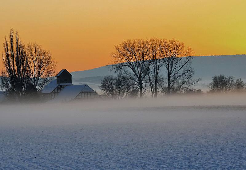 Paysages Sous La Brume Ou Le Brouillard 